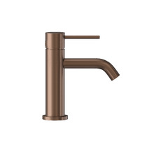 Nomad 460mm Walnut Wall Hung Vanity with Bronze Basin Mixer & Shaving Cabinet Package